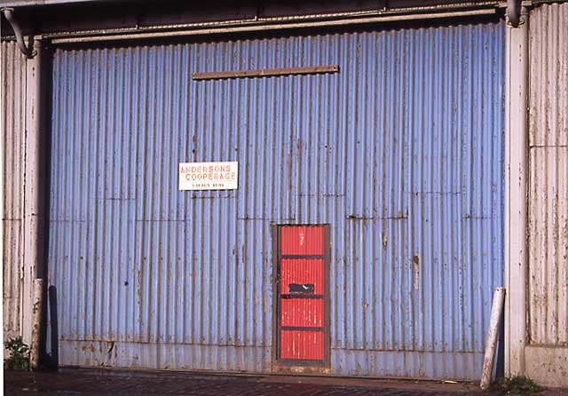 Edinburgh at Work  -  Anderson's Cooperage  -  Leith Docks, 1992