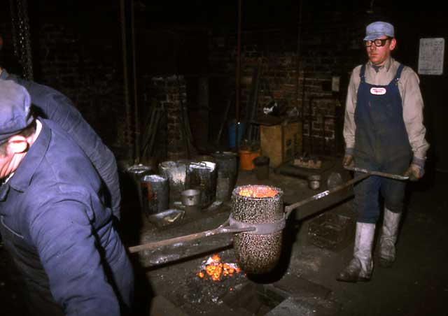 Edinburgh at Work  -  Laing's Foundry at Powderhall, Edinburgh   -  1991