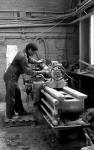 Clark Stonemasons  -  Canonmills, Edinburgh  -  at the lathe