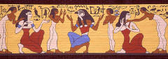 Detail from the Hieroglyphic Mural on the wall of Duncan's Chocolate Factory, Beaverhall Road, Powderhall
