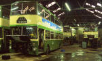 Eastern Scottish Buses in Edinburgh New Street Depot