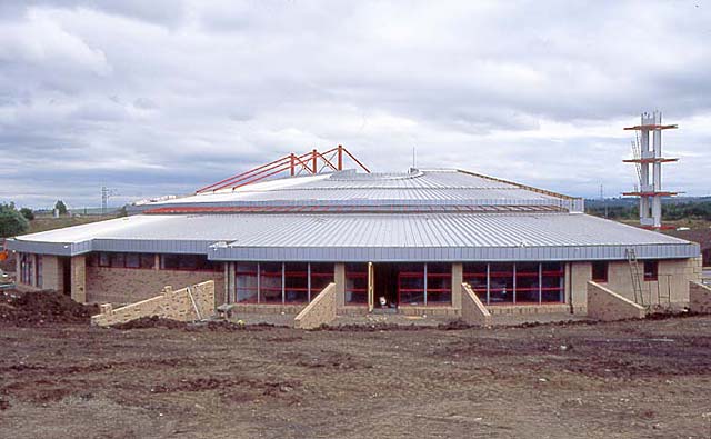 Newcraighall Fire Station under construction  -  26 July 1994