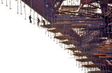The Forth Rail Bridge  3  -  Scaffolding Workers
