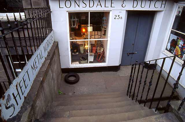 Lonsdale & Dutch  -  Tinsmiths  -  Howe Street, Edinburgh New Town  -   1992