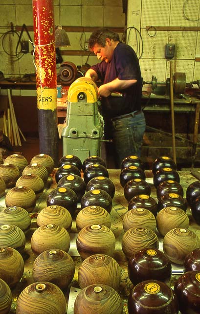 George Mackay - Bolwing Green Bowl Makers  -  Photographed 1994
