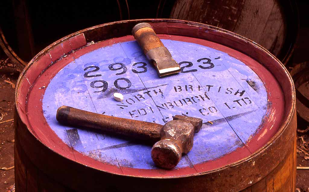 North British Distillery Cooperage, West Calder, West Lothian, Scotland  -  1995