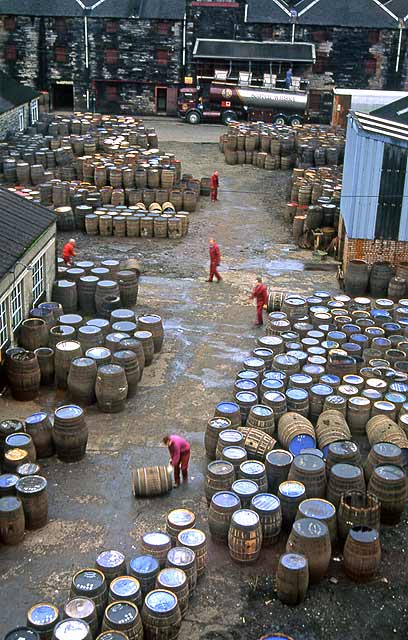 North British Distillery  -  The cooperage Yard
