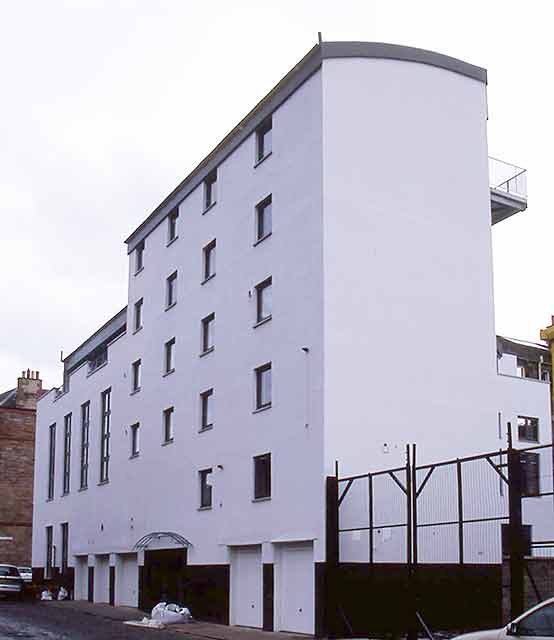 The former Roberet Lamb Wood flour Mill at 23 Dunedin Street, Edinburgh
