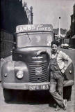 Lorry belonging to Roberet Lamb who owned the Wood flour Mill, 23 Dunedin Street