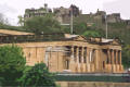 Photograph by Peter Stubbs  -  Edinburgh  -  May 2002  -  The National Gallery of Scotland and Edinburgh Castle