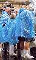 Photograph by Peter Stubbs  -  Edinburgh  -  August 2002  -  Wet weather in the High Street, near St Giles Church