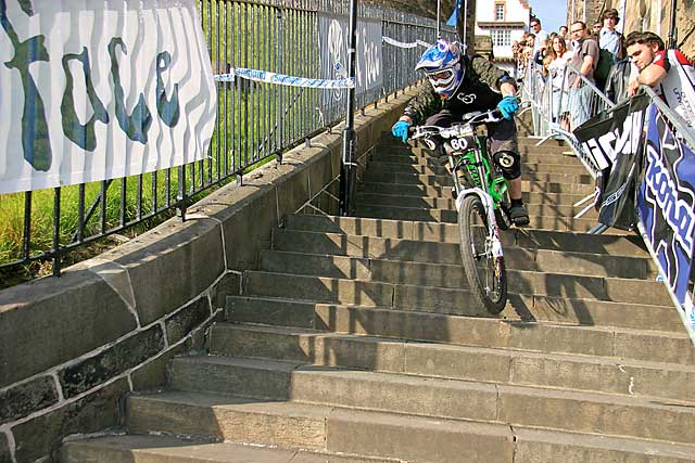 Urban Downhill Cycling Event  -  Edinburgh -  October 6, 2007 