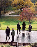 Photograph by Peter Stubbs  -  Edinburgh  -  November 2002  -  Remembrance Day in Princes Street Gardens