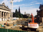The National Galleries  -  Excavation work for the Playfair Project  -  20 August 2001