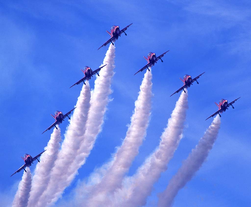 Red Arrows  -  Leuchars Air Show  -  September 1990