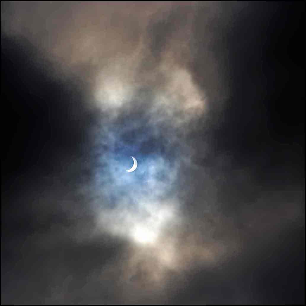 Solar Eclipse over Edinburgh  -  20 March 2015