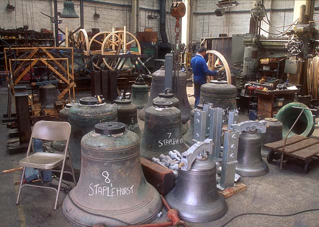 Whitechapel Bell Foundry  -  Bells Ready for Delivery
