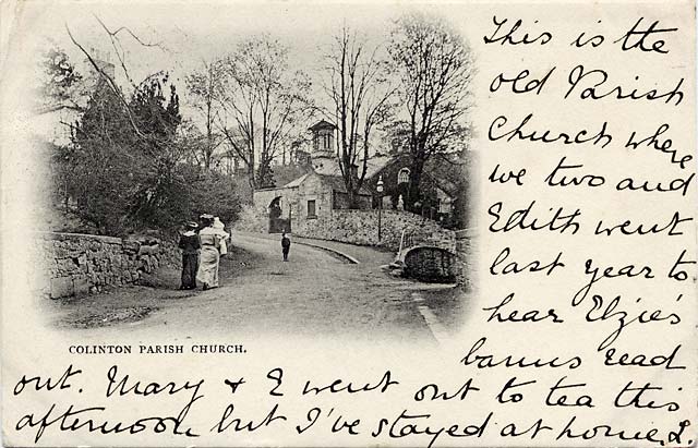 Colinton Parish Church  -  Postcard from an unknown publisher