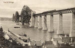 Postcard by an unidentified publisher:  The Forth Rail Bridge