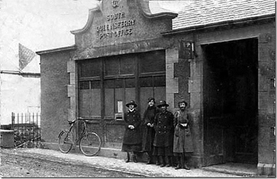 Four Ladies outside South Queensferry Post Office