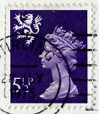 Queen Elizabeth II  -  Scottish stamp  -  5.5p