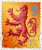 Queen Elizabeth II  -  Scottish stamp  -  1st Class Post