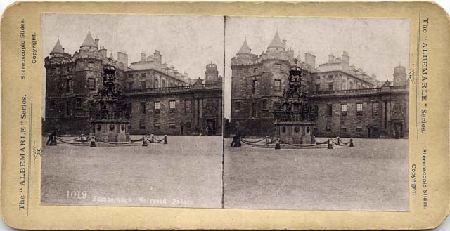 Stereo view in Albumable series  -  Holyrood Palace