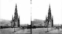 The Scott Monument - stereo view by Thomas Vernon Begie