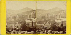 Stereo View by Archibald Burns  -  Holyrood Palace