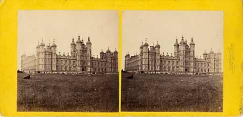 Stereo view by Douglas  -  Donaldson's Hospital, Edinburgh