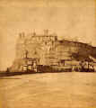 Enlargement from a stereo view by Douglas  -   Edinburgh Castle from the Castle Esplanade