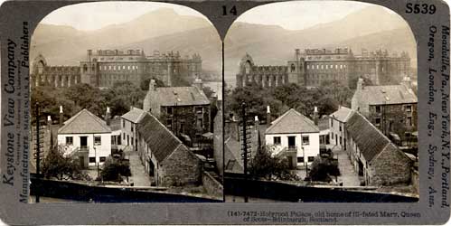 Stereo View looking to Holyrood Abbey and Palace  -  by Keystone View Company