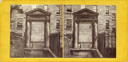 Lennie  -  Stereo views of the Martyrs' Tomb in Greyfriar's Churchyard