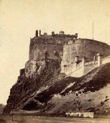 Image from a McGlashon Scottish Stereograph  -  Edinburgh Castle