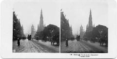 A stereo view by NPG  -  Looking to the east along Princes Street from the foot of the Mound