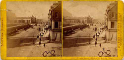 Stereoscopic View by Valentine  -  Princes Street and National Galleries