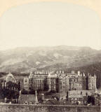 Enlargement from a stereo view by an unidentified photographer  -  Holyrood Abbey and Palace