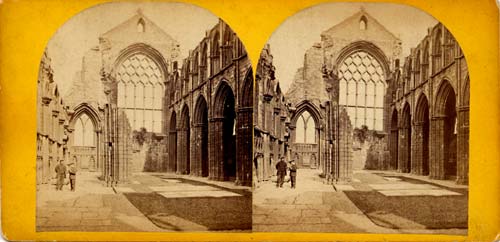 Stereo View of Holyrood Abbey  -  photographer unidentified
