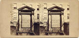 A stereo view by an unidentified photographer  -  The Martyrs' Tomb, Greyfriars' Churchyard