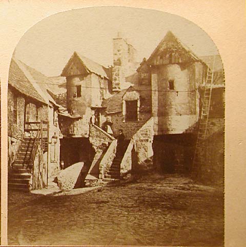 The Right hand picture from a Stereo Card of White Horse Close  -  Photographer not identified
