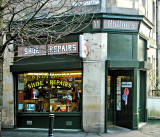 Hutton's Shoe Repair Shop at 11 Elgin Terrace, Edinburgh