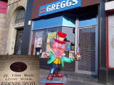 Greggs bakers shop, formerly A Bartholemew's Gramaphone & Radio Dealers at 21 Elm Row