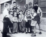 Children in Fort Street, Leith