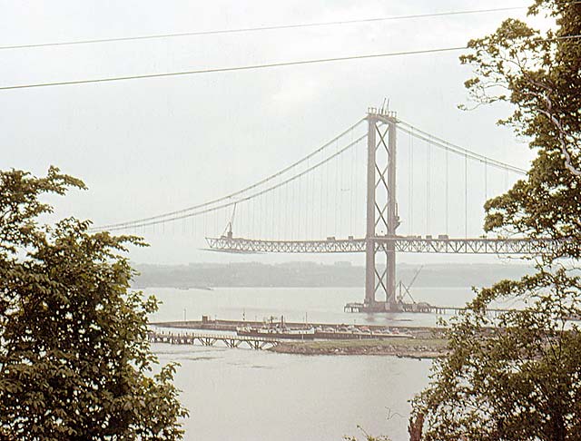 The Froth Road Bridge under construction  -  June 1963