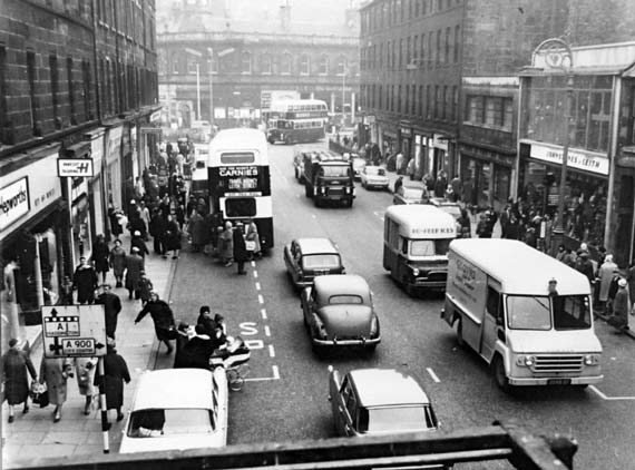 Great Junction Street, Leith  -  A busy scene