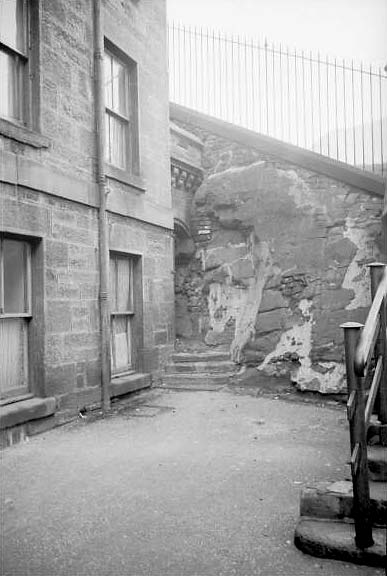 Dumbiedykes Survey Photograph - 1959  -  Beside the steps leading into Holyrood Park