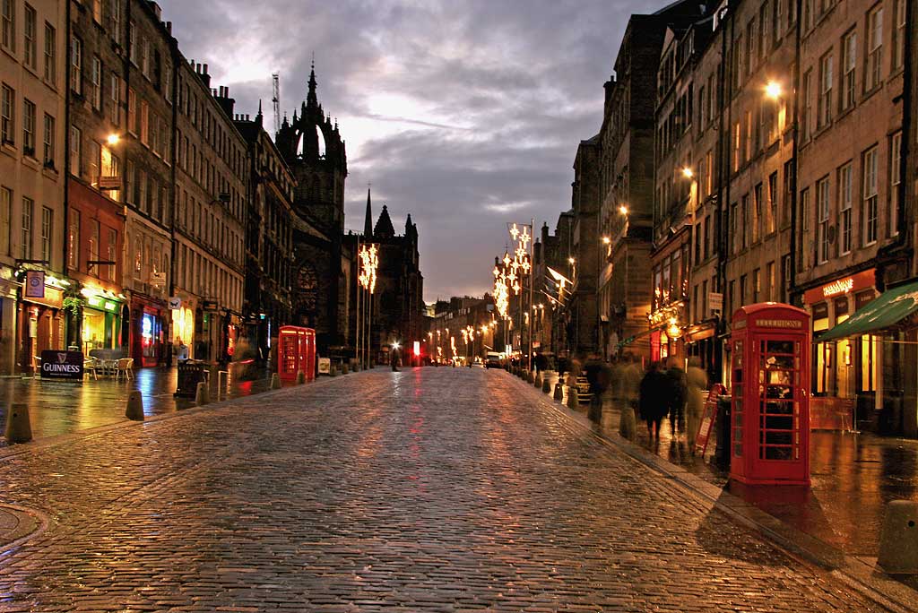 The Scotland Shop in the Royal Mile - oppoosite John Knox House