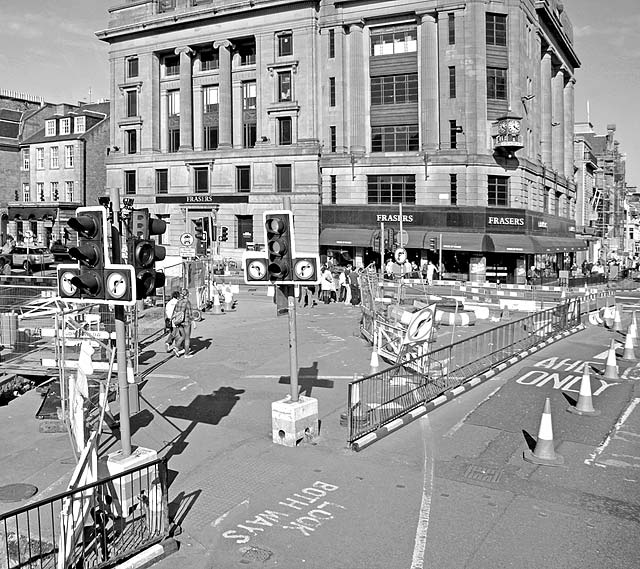 Road Works at the West End of Princes Street