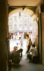 Image derived from a photograph looking through East Entry to James Court looking towards the Royal Mile  -  Picture 2b