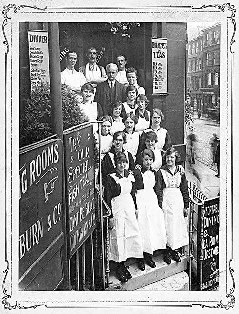Cockburn & Co Restaurant, Leith Street  -  around 1914-18  